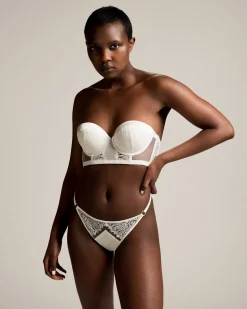 LIVY Bustier Abbesses Blanc Casse Discount