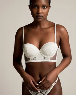 LIVY Bustier Abbesses Blanc Casse Discount