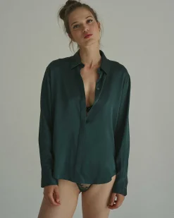 LIVY Chemisier Romeo Vert Jungle Best Sale