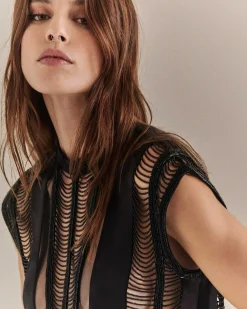 LIVY Dessus En Onyx Noir Cheap