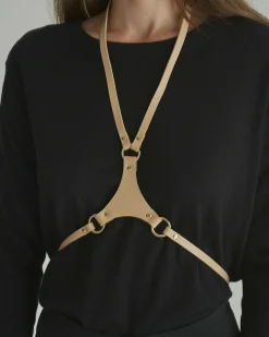 LIVY Harnais En Cuir Nu Discount