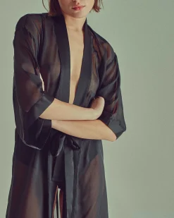 LIVY Kimono Quotidien Comete Noir Shop