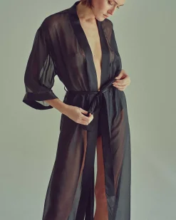 LIVY Kimono Quotidien Comete Noir Shop