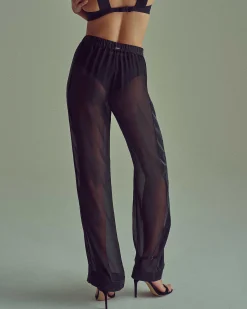 LIVY Pantalon Bois Profond Noir Fashion