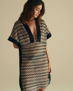 LIVY Robe Cabrillo stone Noir Flash Sale