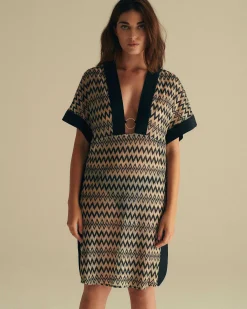 LIVY Robe Cabrillo stone Noir Flash Sale