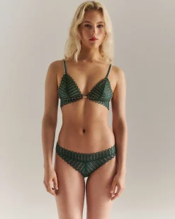 LIVY Tanga Nuit Superieure Vert Sarcelle Online