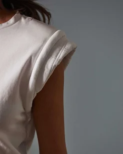 LIVY Tee Shirt Dotcom Blanc Cheap