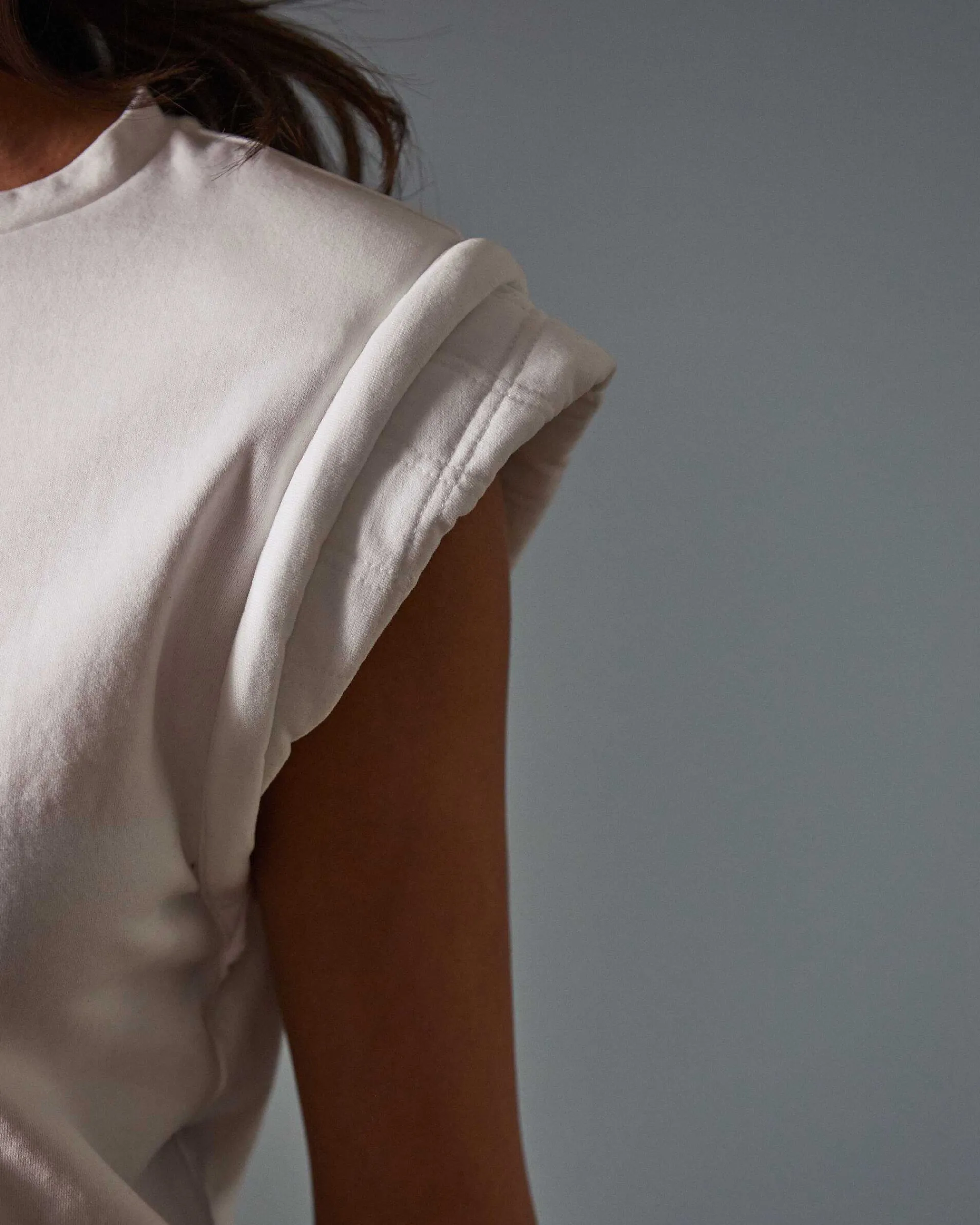 LIVY Tee Shirt Dotcom Blanc Cheap